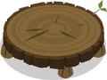 Tree stump table 2