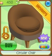 Shop Circular-Chair Brown