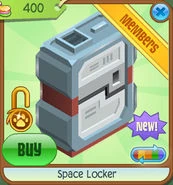 Shop Space-Locker Red
