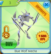 Blue Wolf Mecha