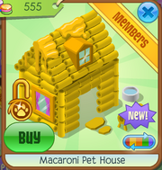 Macaroni pet house