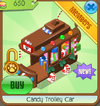 Candy trolley car