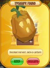 Shocked Harvest Jack-o-Lantern