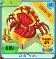 Crab Throne Red