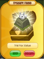 Trial Fox Statue