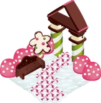 Jolly gingerbread garden