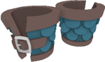 Blue Arm Cuffs