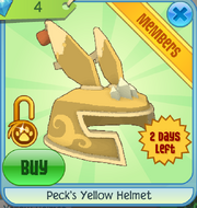 Pecks yellow helm