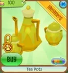 Yellow Tea Pots