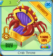 Crab Throne Purple