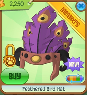 Feathered Bird Hat 4