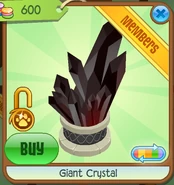 Black Giant Crystal