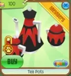 Red Tea Pots
