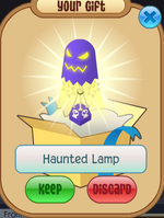 Haunted lamp