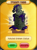 Polluted Graham Cracker Statue