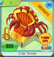 Crab Throne Orange