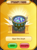 Blue Fire Drum