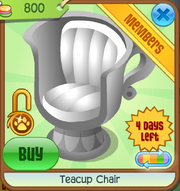 White Teacup Chair