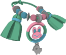 Multicolored charm necklace 3