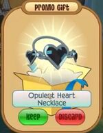 1opulent heart necklace