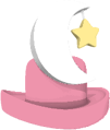 Pink Rare Moon Hat