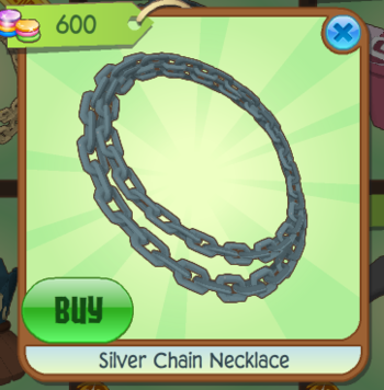 Silver MM2 Values Bling Chain