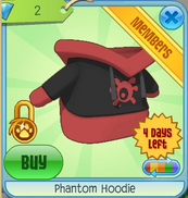Phantom Hoodie, Animal Jam Item Worth Wiki