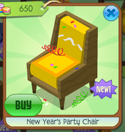 New Year's Party Chair