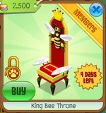 King Bee Throne