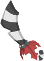Candy Cane Sword - Black