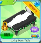 LuckySkunkTable8