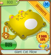 GiantCatPillow-Gold