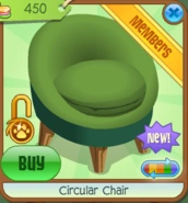 Shop Circular-Chair Green