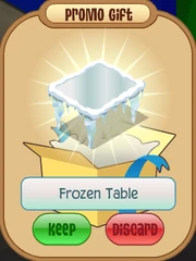 Promo-Gift Frozen-Table
