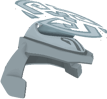 Ghostly spirit helmet