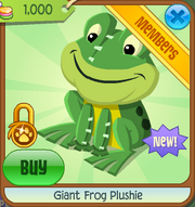 Giant Frog Plushie