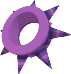 StripedSpikedWristband61