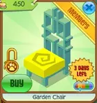 Garden-chair-yellow