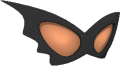 Orange Bat Glasses