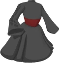 strapless open back dress Dragon Ballerina Style Short Sleeve Dress with Pockets and Detachable