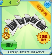 Greely's Ancient Tail Armor