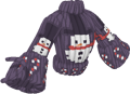 Holiday sweater purple