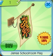 Jamaa schoolroom flag