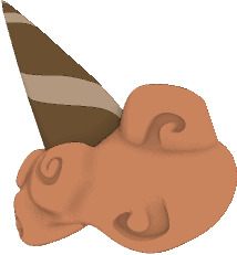 Orange Cotton Candy Hat.png