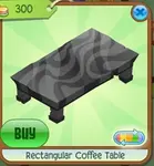 Rectangular Coffee Table black