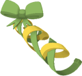 Princess Tail Ribbons - Yellow Green 25285 2529