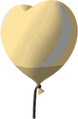 Yellow Heart Balloon