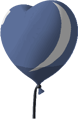 Blue Heart Balloon