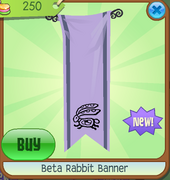 Beta Rabbit Banner