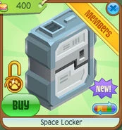 Shop Space-Locker White
